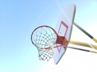 Basketball Hoop Underneath