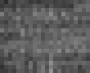 Pixels em preto e branco