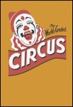 Poster vintage di pagliaccio da circo