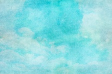 Wolken-Himmel-Weinlese-Malerei