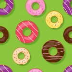 Donuts Background Wallpaper