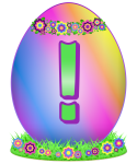 Easter Egg Exclamation Mark