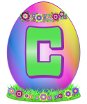 Velikonoční vajíčko písmeno C