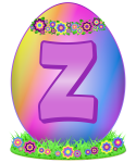 Velikonoční vajíčko písmeno Z
