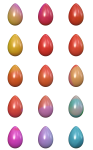 Vejce velikonoční ptačí vejce izolované