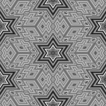 Escher art background pattern