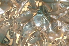 Fond d'or en plastique d'alumini