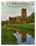 Cartel de viaje de la abadía de fuentes