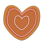 Biscoito de Gengibre com Coração
