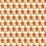 Gingerbread Man Wallpaper patroon