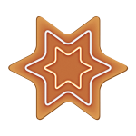 Gingerbread Star Cookie