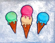 Конусы мороженого