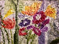Pixel flowers