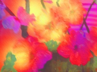 Impressionist Flower Illustration
