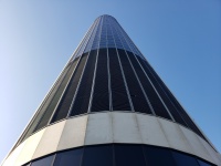 Grattacielo del centro molto aguzzo