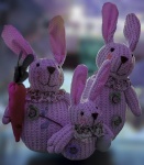 Coniglietti a maglia Pasqua 2