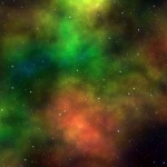 Kosmos stjärnor i yttre rymden Aurora