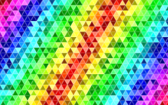 Mosaic Triangular Tiled Background