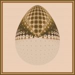 Decorative framed egg 5