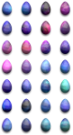 Ovos de Páscoa coloridos