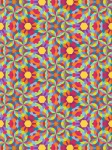 Patroon met zeshoekige symmetrie