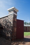Pillar on gate entrance of fort