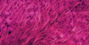 Pink Fluffy Wool Background
