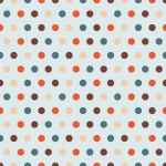 Polka Dots Background Multicolored