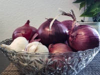 Red Onions, White Garlic