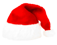 Cappello da Babbo Natale isolato