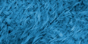 Sky Blue Fluffy Wool Background