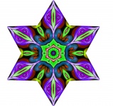 Star shaped mandala