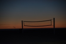 Sunset on the Beach Volleyball