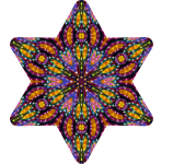Mandala de tulipa estrela PNG