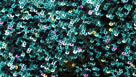 Turquoise Sequins Background