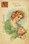 Valentine Vintage Briefkaart