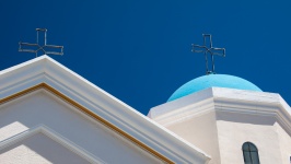 White greek church