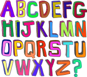Houtsnede alfabet