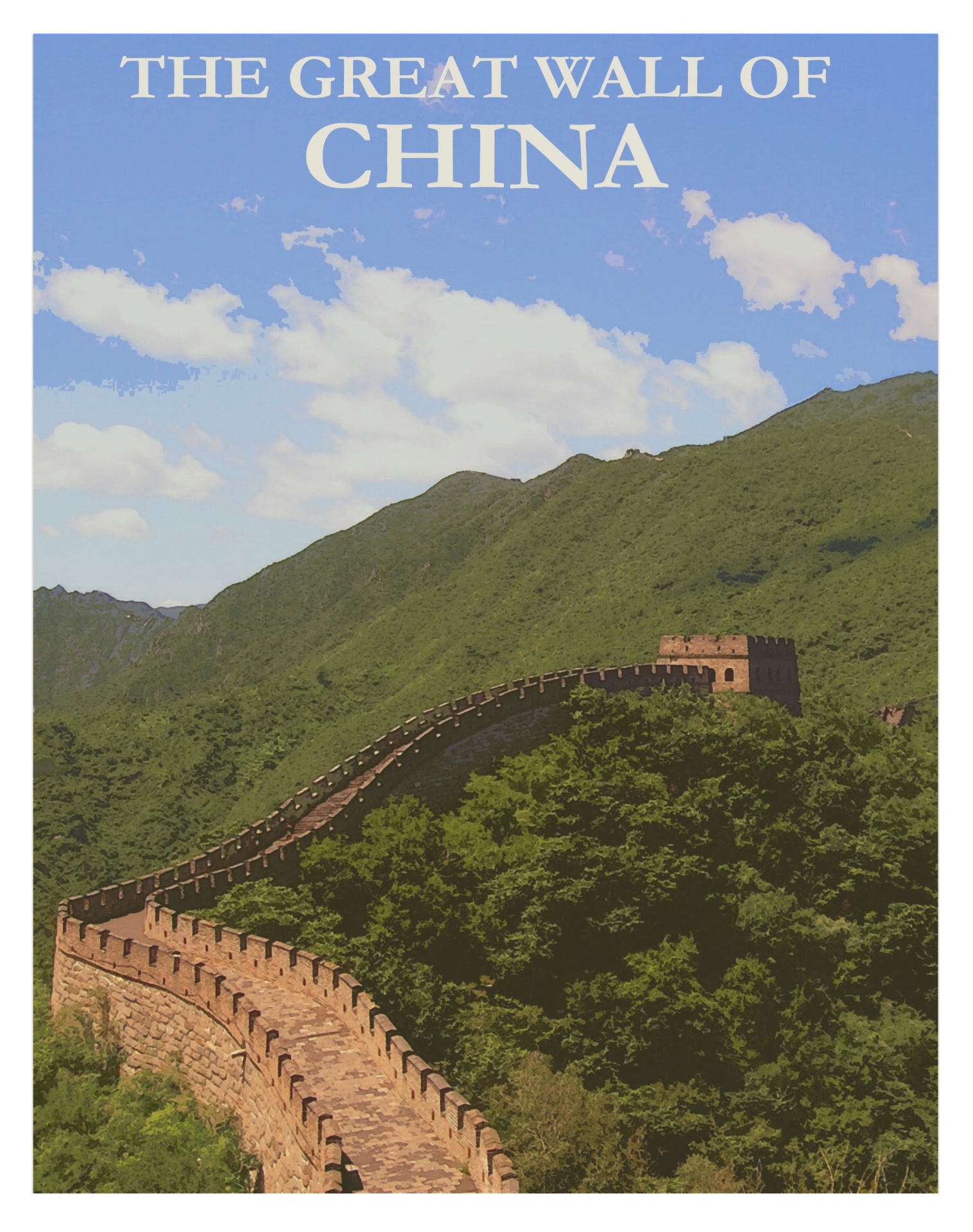Poster di viaggio Cina