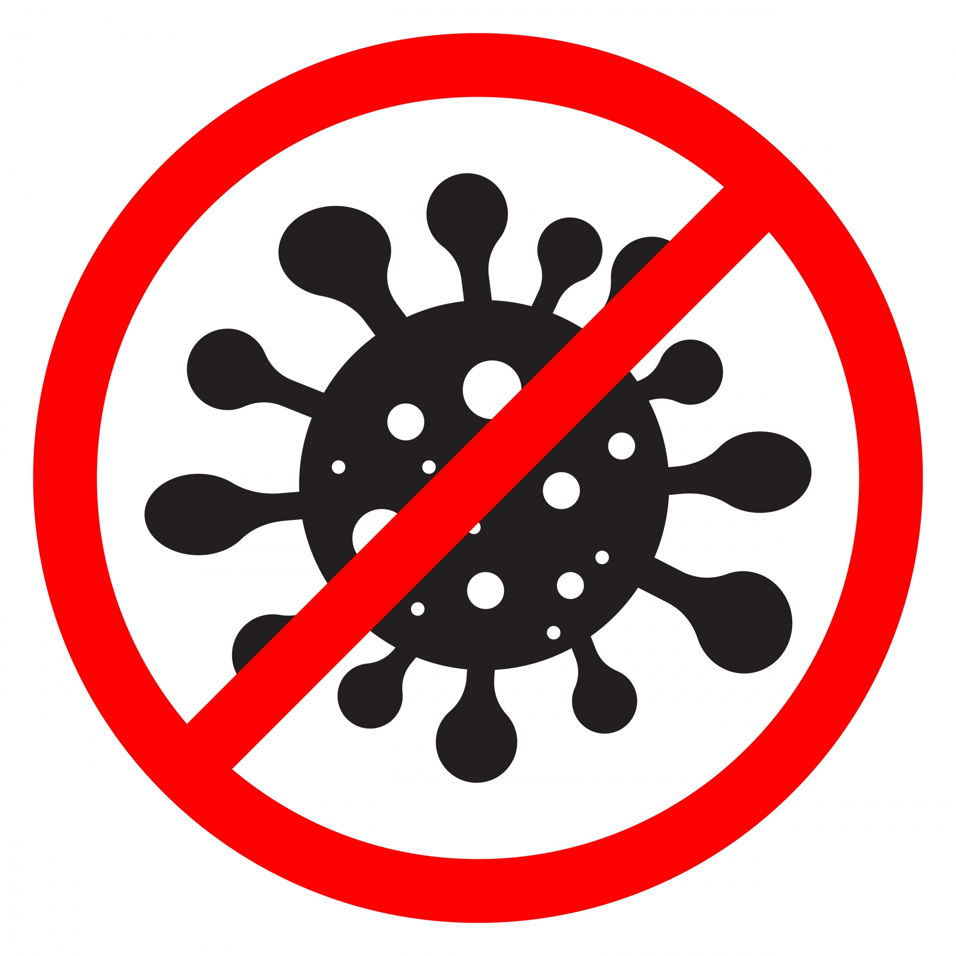 Coronavirus Infection No Entry Free Stock Photo - Public ...