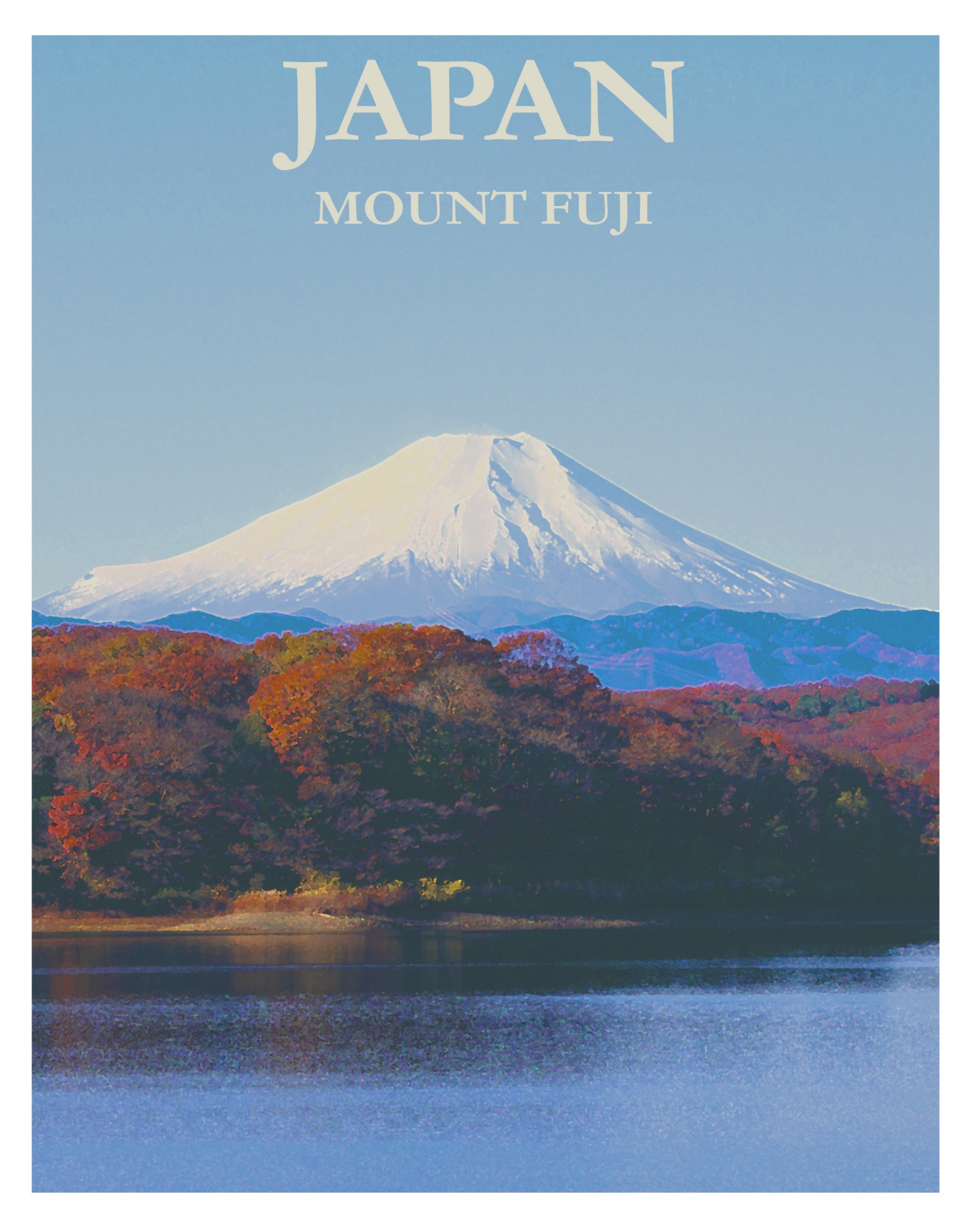 Postul de călătorie Muntele Fuji