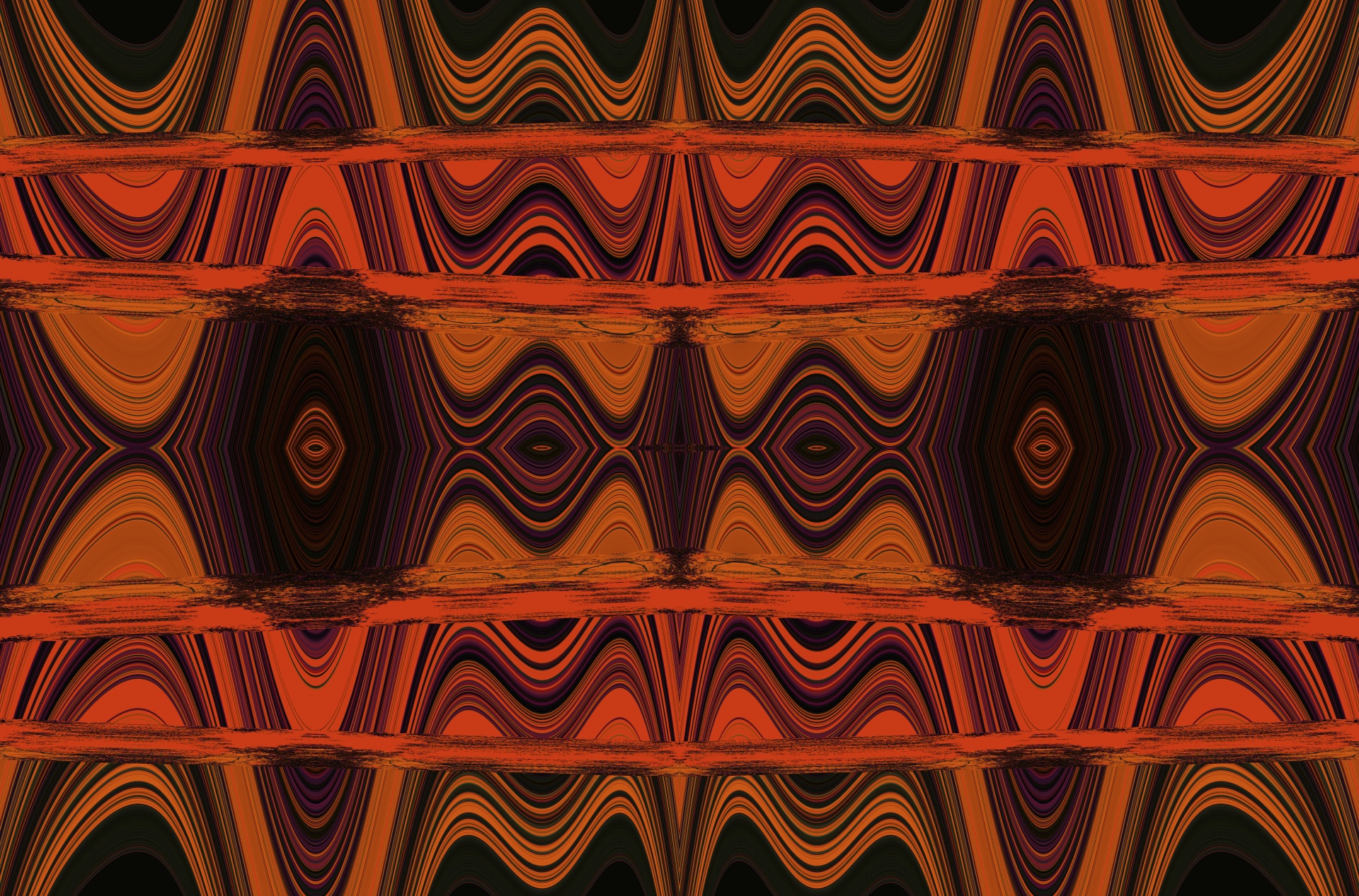 オレンジの断面波パターン 無料画像 Public Domain Pictures