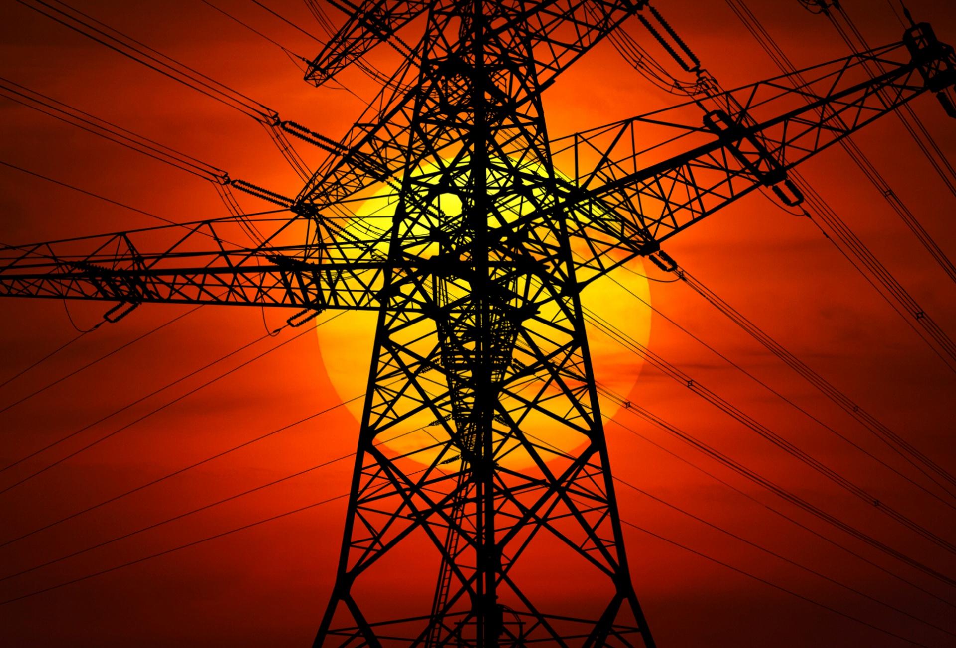 Electricity Energy Co2 Sunset Free Stock Photo - Public Domain Pictures