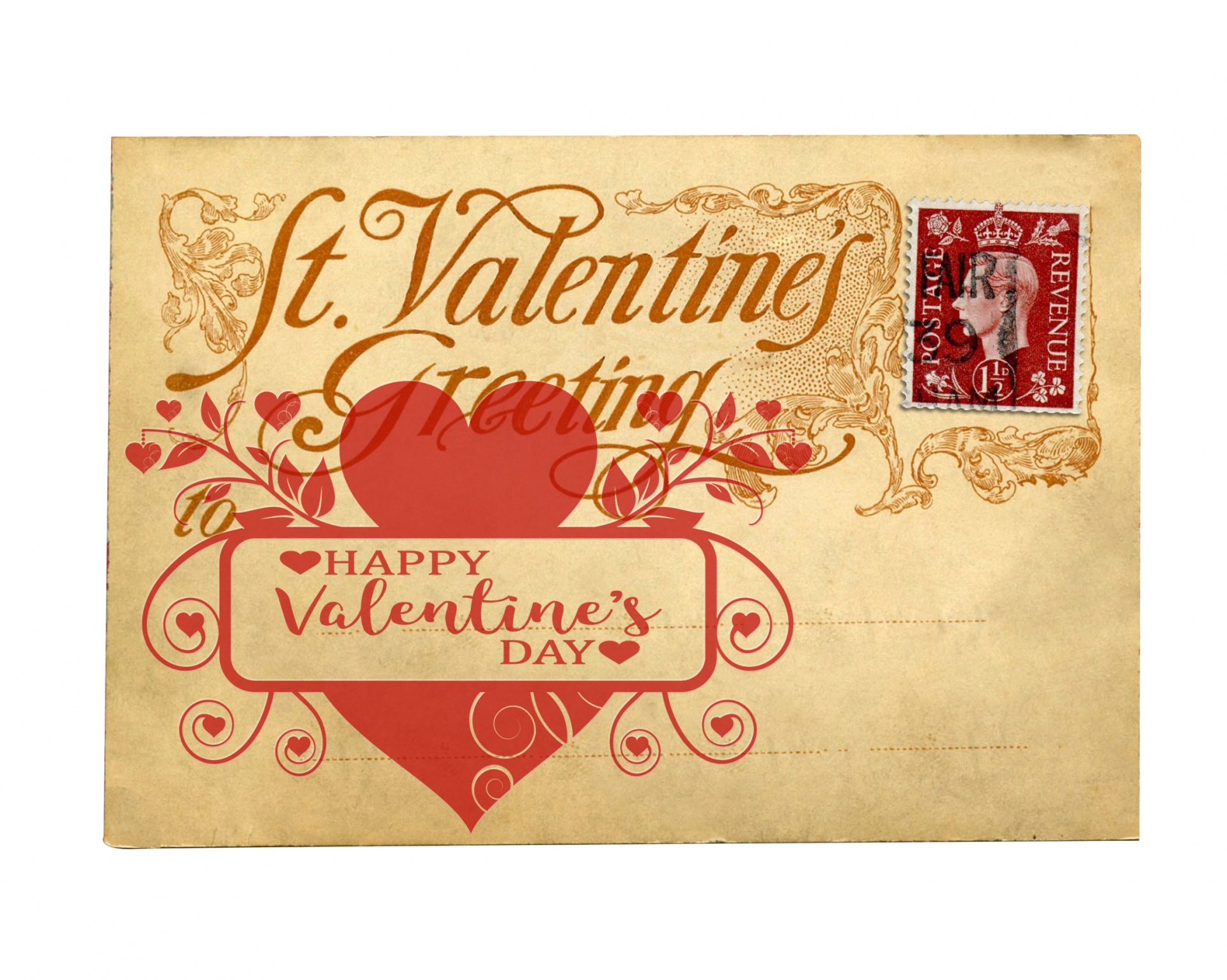 valentine-postcard-vintage-free-stock-photo-public-domain-pictures