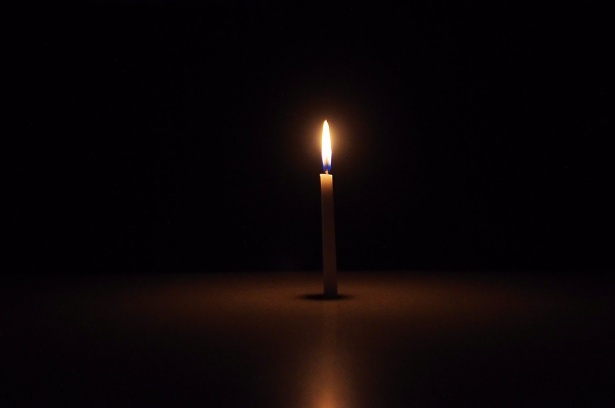 Single Candle In Dark Background Free Stock Photo - Public Domain Pictures