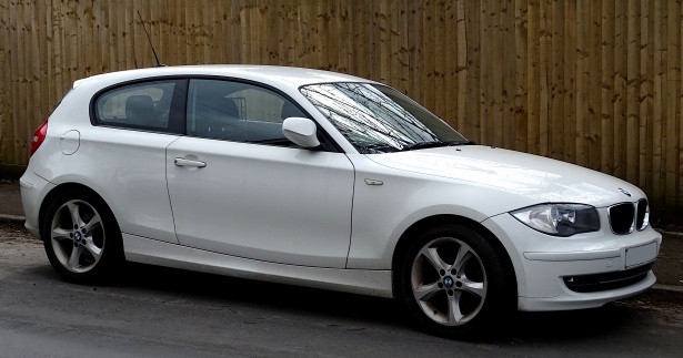 White BMW Hatchback Car Free Stock Photo - Public Domain Pictures