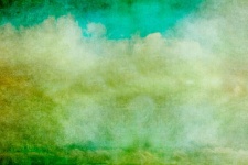 Fundo de pintura vintage de nuvens