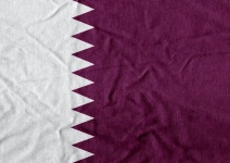 Vlajka Katarských témat myšlenkový desig