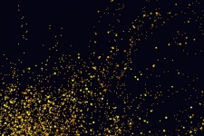 Gold lights glitter background
