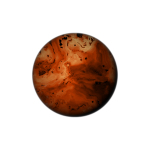 Orange Planet PNG